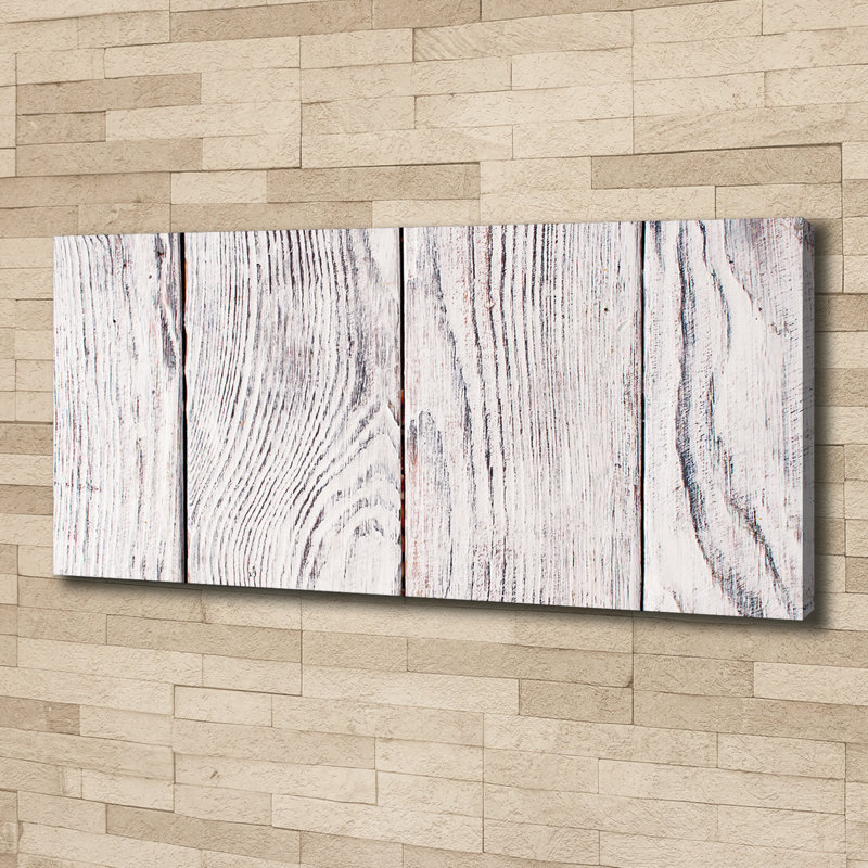 Wooden Wall - Wrapped Canvas Print