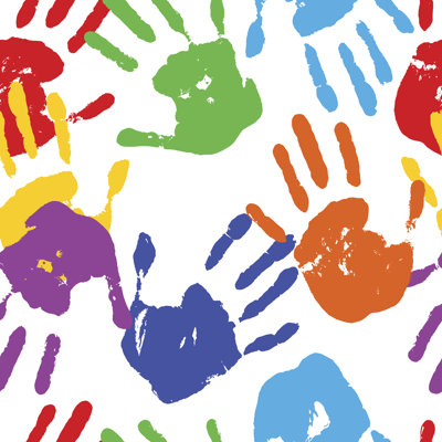 "Hand Imprints" par Mirinae, impression sur toile tendue