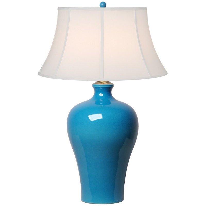 Lampe de table turquoise 36 po Meiping