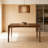 Rectangular Dining Table With Sturdy Wood Legs