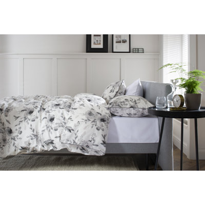 Cotton Floral Duvet Cover Set with Pillowcases Included