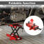 Motorcycle Lift Jack, Height Adjustable 95-350 mm with Wide Deck and Mounting Stand, 500 kg Capacity, Repair Scissor Jack for Off-Road Vehicles