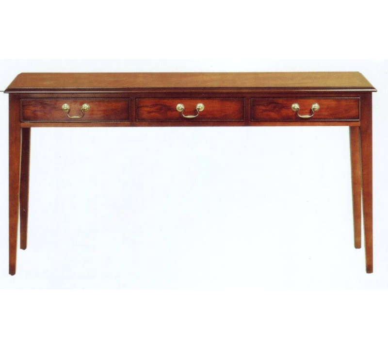 Tarporley 137cm Solid Wood Console Table, Mellow Mahogany