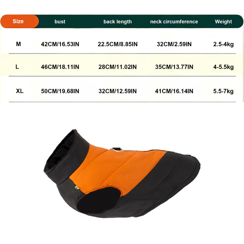 Combinaison de récupération en coton pour animaux de compagnie, manteau d'hiver chaud pour chien et chat, veste rembourrée épaisse pour animaux de compagnie, vêtements d'extérieur confortables pour chiots par temps froid, pour chiens et chats de petite et moyenne taille