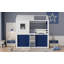 Lit double superposé en bois avec tente-293362429-293362430