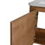 Meuble-lavabo mural 28 po avec lavabo en céramique et 1 porte à fermeture en douceur, contreplaqué