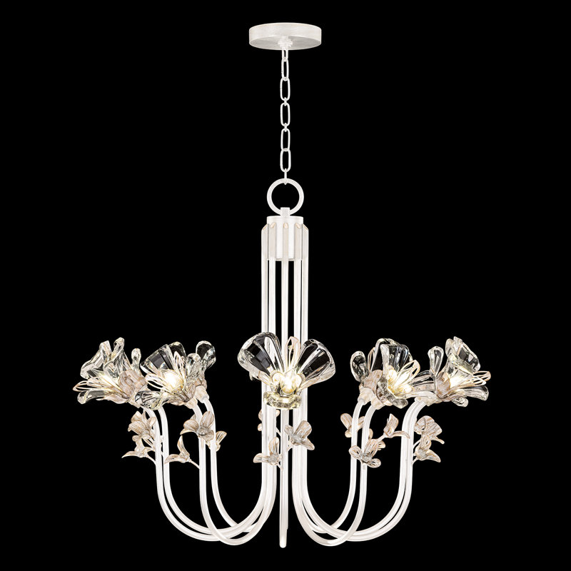 Azu 10 - Light Chandelier, White