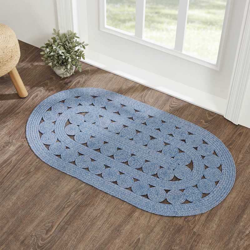Lyta Hand Braided Indoor / Outdoor Rug, Oval 2'3" x 4'