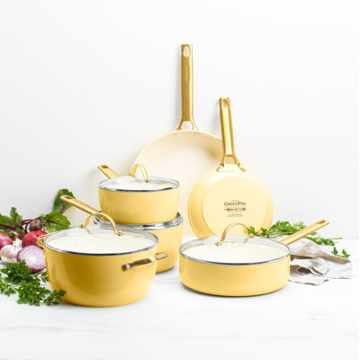 Greenpan Padova Reserve 6 Piece Set - Blush Pink