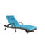 Ensemble de 2 chaises longues d'extérieur inclinables avec coussins, chaise longue inclinable à 150 ° de la plage près de la piscine-748740698-748740700