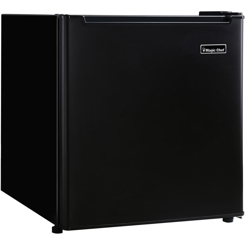 Magic Chef 1.7 CU 1.7 Cubic Feet Freestanding Mini Fridge with Freezer, Black