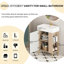 Meuble-lavabo moderne avec lavabo en céramique et surface hygiénique moderne 21,6 po 24Vb06-21Lvr