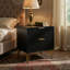 Table de chevet en noir-1894853314