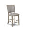Mobilier de salle à manger en bois de style campagnard avec tabouret de bar et repose-pieds