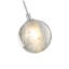 Luminaire suspendu chromé simple 1 lumière Zkerle