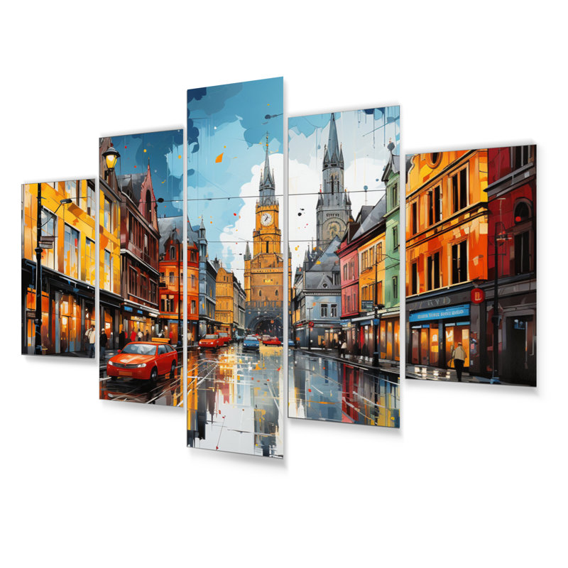 City Munich Popart III Cities & Countries Wall Decor on Metal