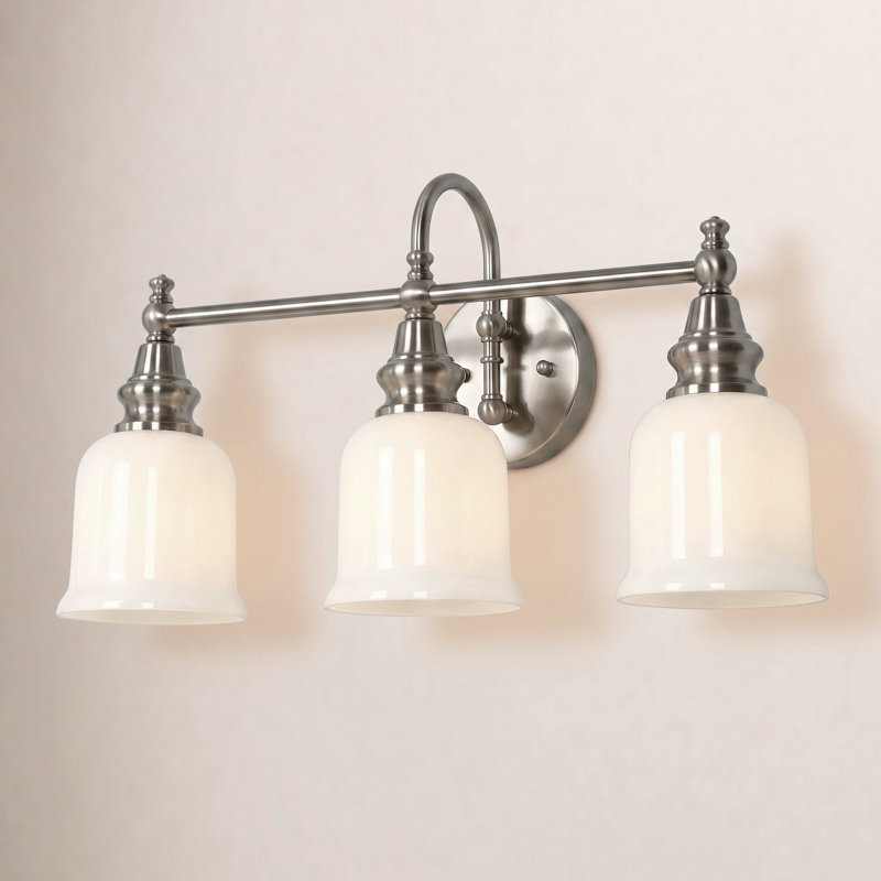 Cassiel  3-Light Dimmable Vanity Light, Silver
