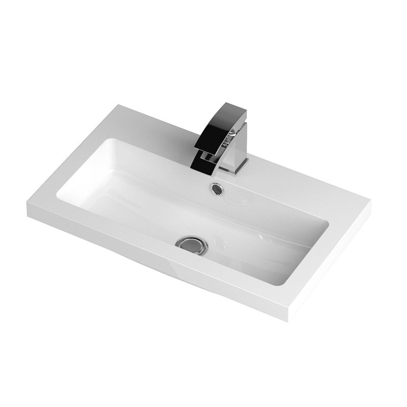 Fusion Hudson Reed 600mm Free-standing Single Vanity Unit, Anthracite Woodgrain