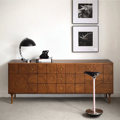Chinese-style  carved  sideboard