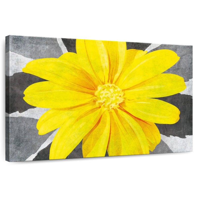 Marguerite jaune vif Harnek, H 8 po x l 12 po