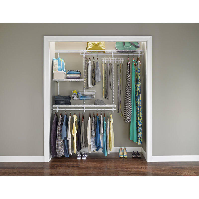 Shelf Track Wall Mounted Coat Rack