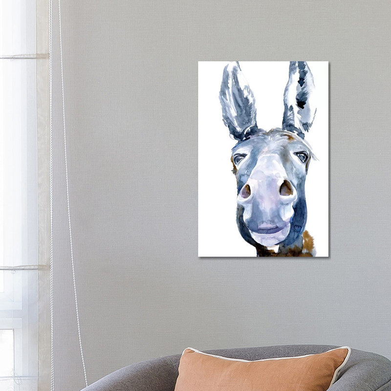 Sweet Donkey I by Jennifer Paxton Parker - Wrapped Canvas Gallery-Wrapped Canvas Giclée, 66.04 cm H x 45.72 cm W