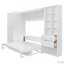 Lit escamotable mural avec placard, tiroirs et tablettes Murphy-113931652-113931650