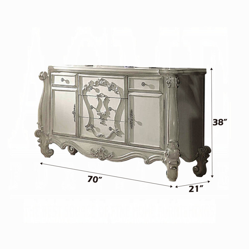 Commode Ahmena, Blanc cassé
