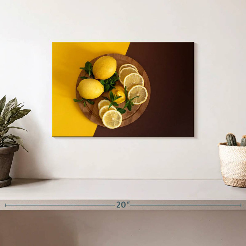 Yarlin Lemon Fruit Board, 8" H x 12" W