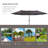 Brylan 460cm X 270cm Rectangular Market Parasol-1132422335