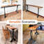 Ensemble de 2 pieds de table Curva