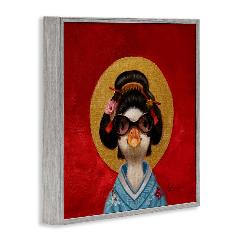 «Traditional Traditional Duck», art de la giclée par Lucia Heffernan, Estampe numérique Farmhouse, H 24 po x l 24 po