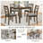 5 Piece Square Dining Set With 4 Chairs