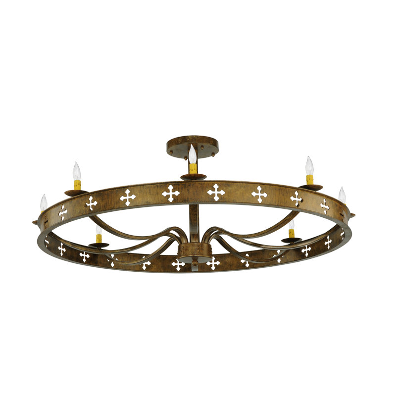Byzantine 8 - Light Flush Mount