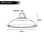 Buckleys 16cm H Metal Bowl Pendant Shade ( Uno )-95005861