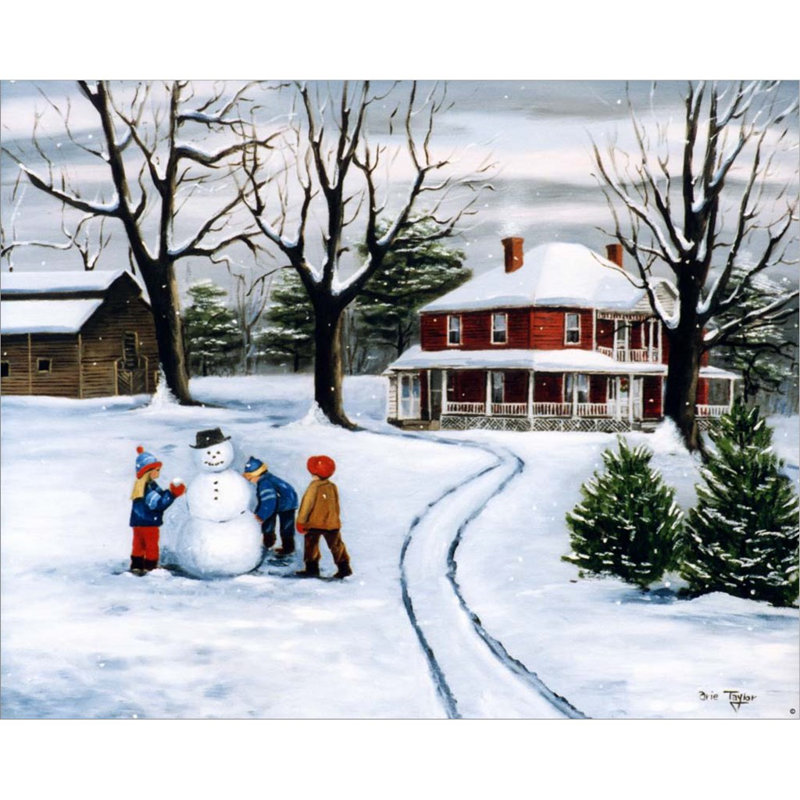«Winter Fun» par Arie Reinhardt Taylor, art mural sur toile