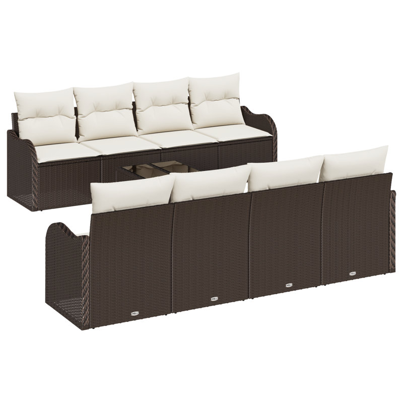 121cm Wide Patio Sofa with Cushions