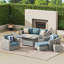 Baecher 10 Piece Resin Wicker Sectional Seating Group with Cushions