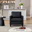 Fauteuil en similicuir 28,4 po
