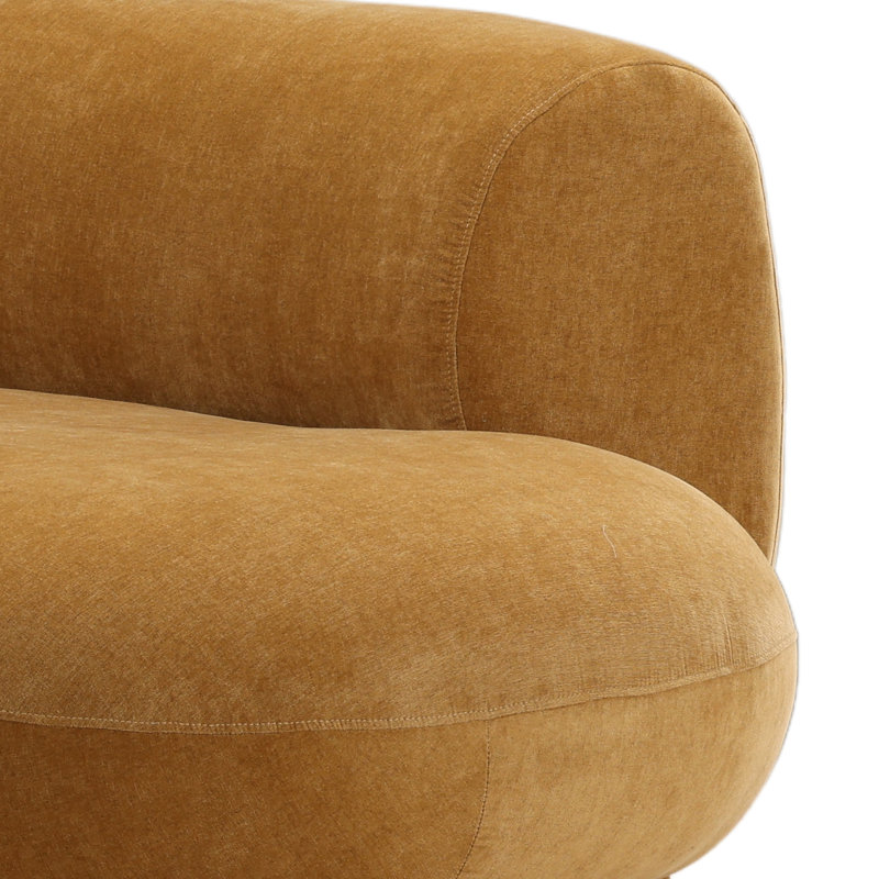 Lake Chaise Sectional Ochre LAF, Right Hand Facing