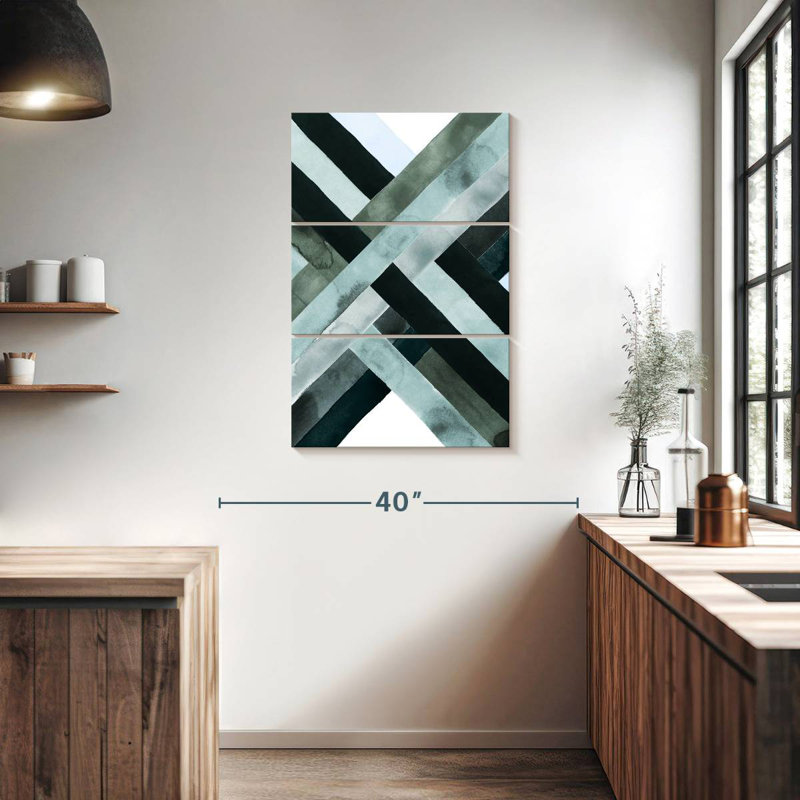 Avery Watercolor Weave II, H 38 po x l 24 po