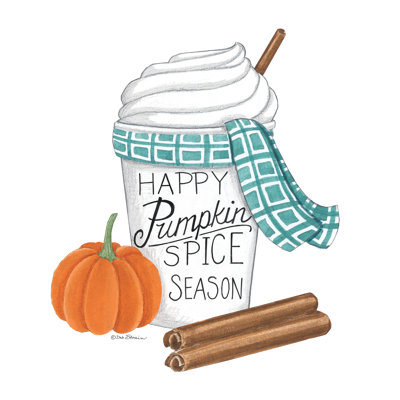 «Happy Pumpkin Spice Season» sur toile par Deb Strain