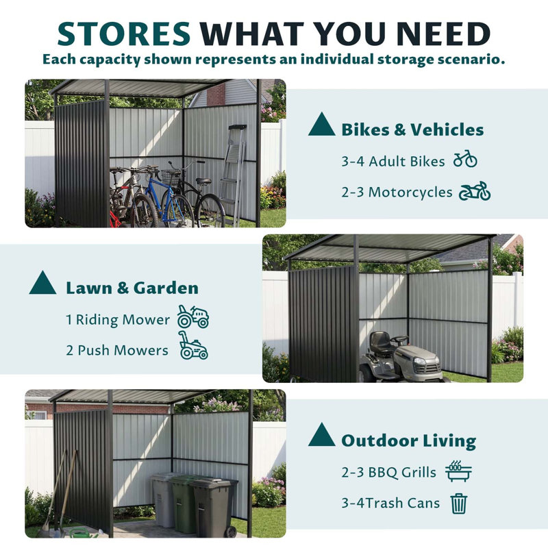 6' X 6' Metal Gazebo Outdoor Pergola For Patio