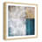 Deymus 'Teal Quadrant' Framed Acrylic Painting Print-31011175-31011178