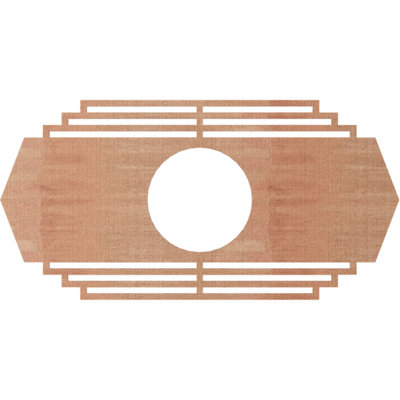 Médaillon de plafond en bois Chrysler