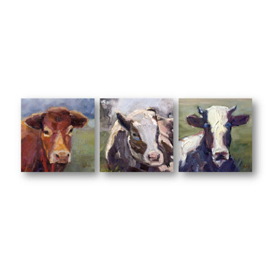 Moo Moo Set By John Beard Print