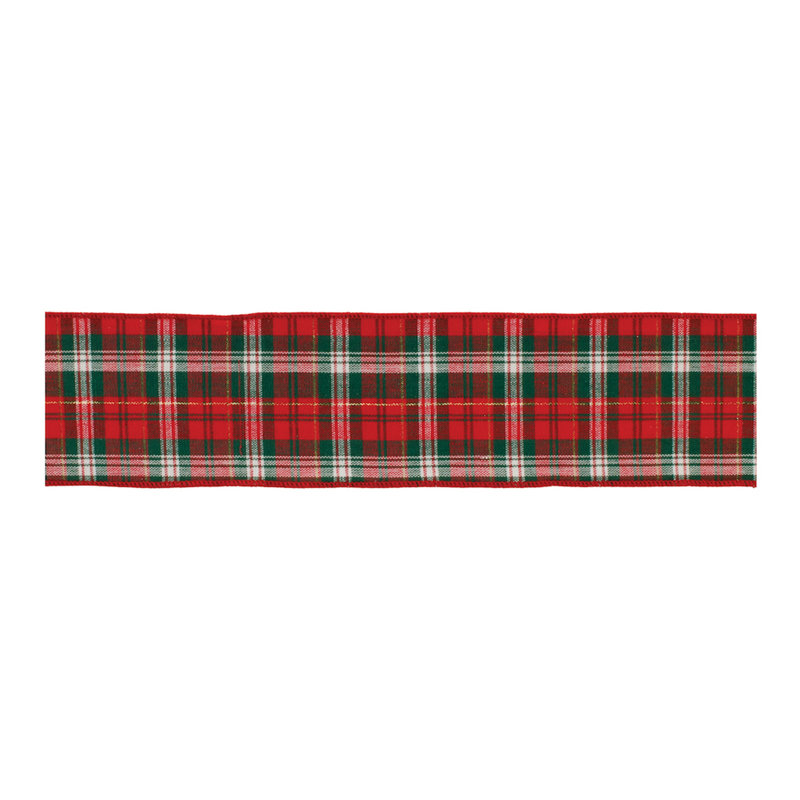 Ruban de Noël écossais (ensemble de 2)