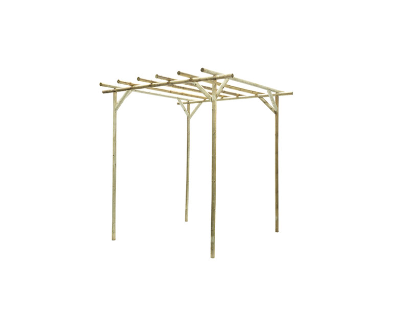 Rustic Rose Garden Pergola