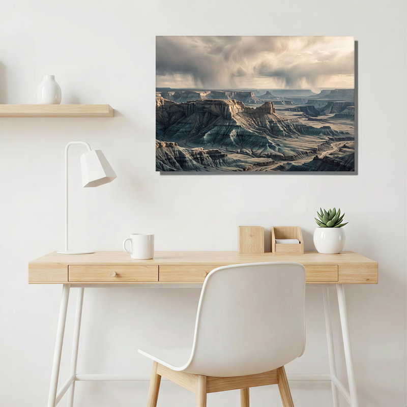 «Desert Canyon Landscape», art mural sur toile, H 24 po x l 36 po