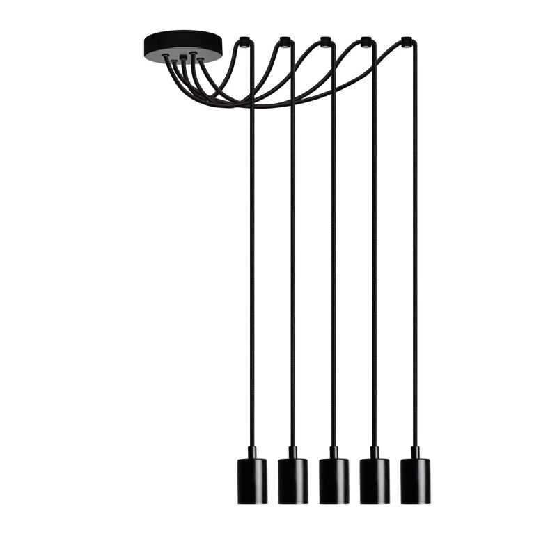 Figlio 5 - Light Bulb Pendant, Black